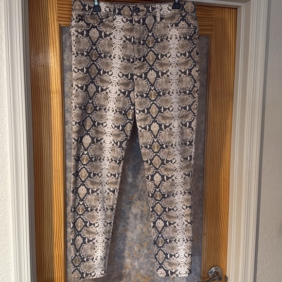 Hudson snakeskin print -  Barbara jeans - Picture 1 of 7